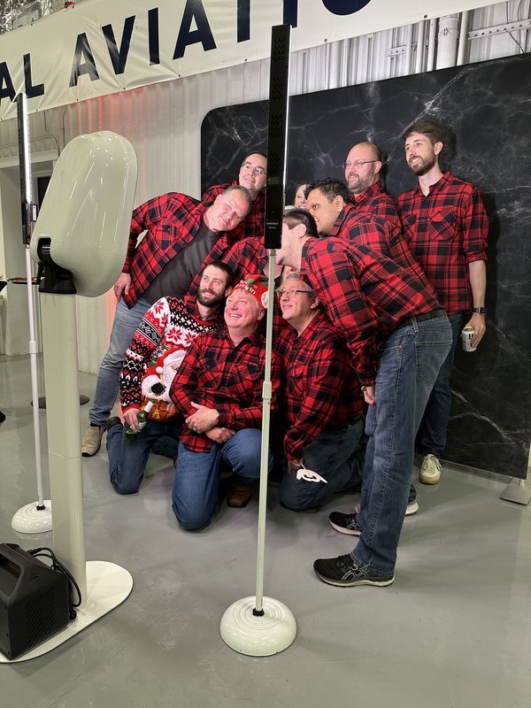 Sample photo strip from the booth